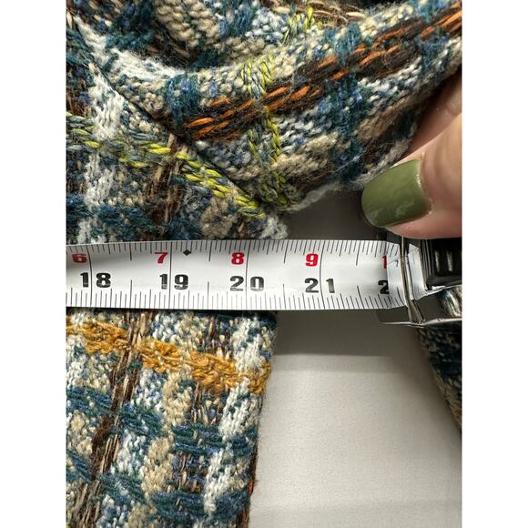 Trisha Tyler Vintage Plaid Wool Blend Jacket Medium Korea Old Money Retro Y2K - Picture 4 of 9